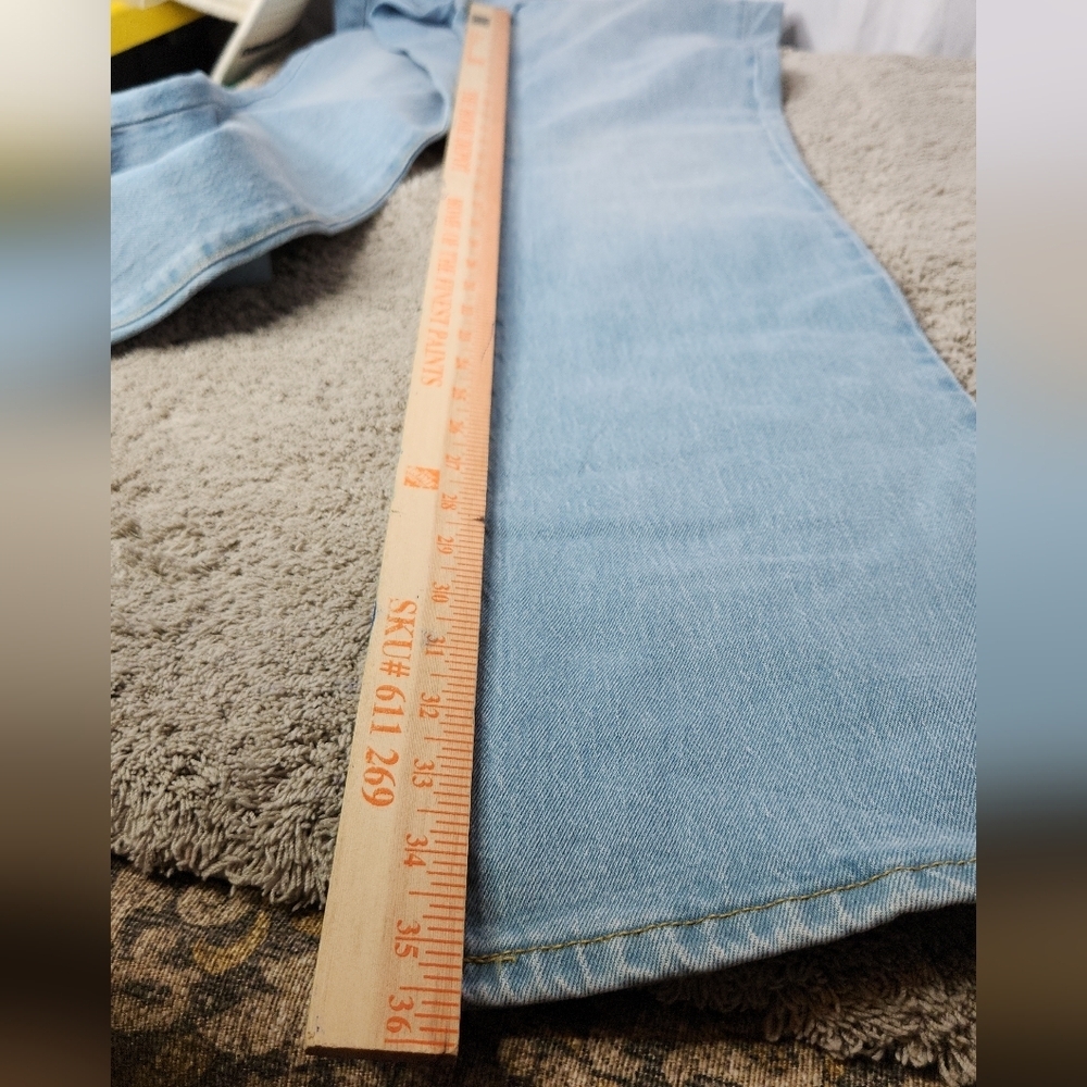 Women's High-Rise Flare Jeans - Universal Thread Light Wash 8 Long - Picture 16 of 16